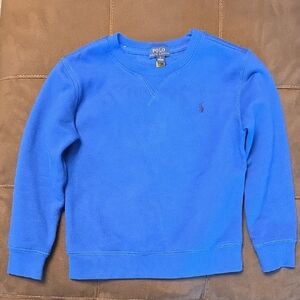 Polo by Ralph Lauren Boys Vibrant Blue Crewneck Sweater